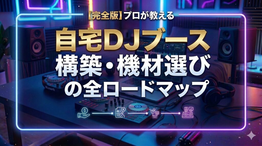 【完全版】プロが教える自宅DJブース構築・機材選びの全ロードマップ